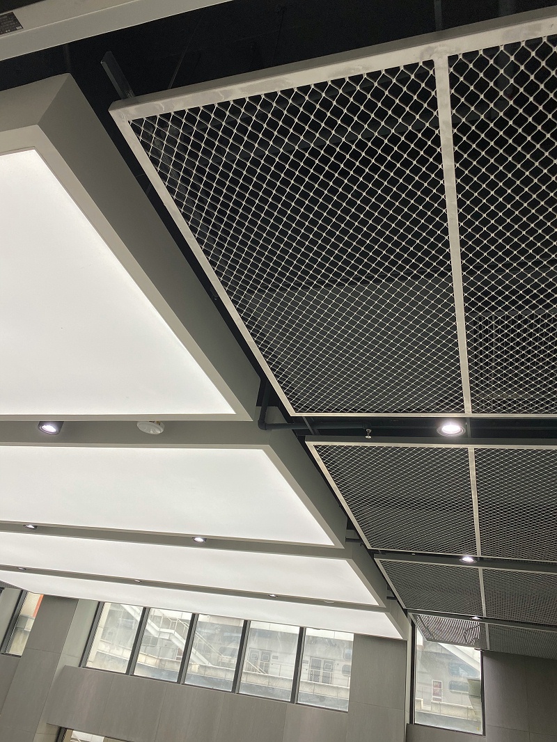 浦東工業大學鋁網板A級膜工程案例