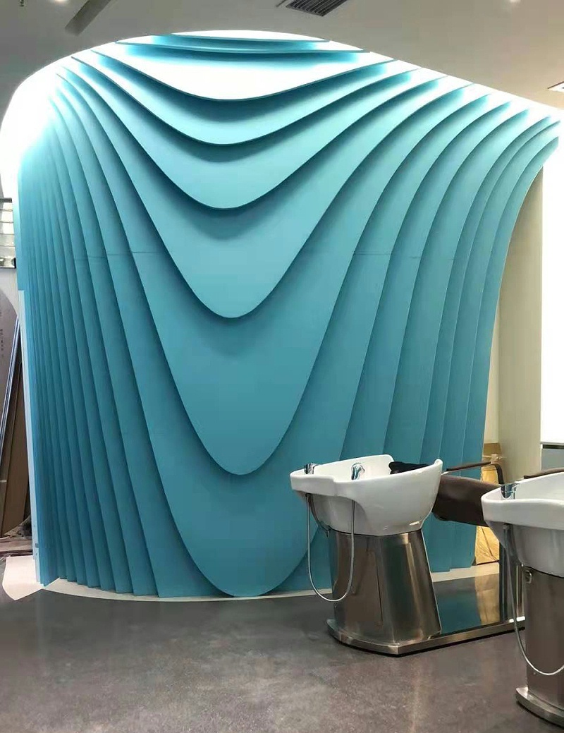 浦東世紀(jì)匯頭皮管理健發(fā)中心@異型鋁單板