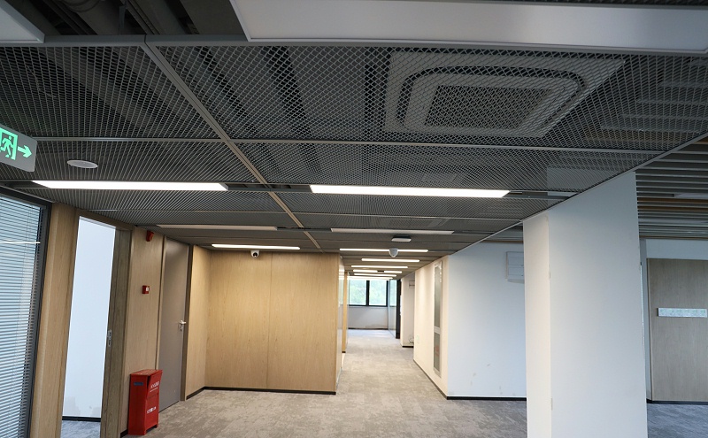 上海地產(chǎn)閔虹集團(tuán)辦公樓@拉伸鋁網(wǎng)板